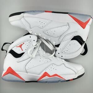 Nike Air Jordan 7 White Infrared Retro Mens Size 8 Basketball Shoes Sneakers